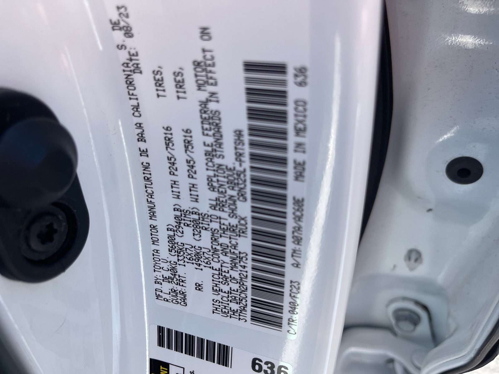 2023 Toyota Tacoma SR5 - Photo 11