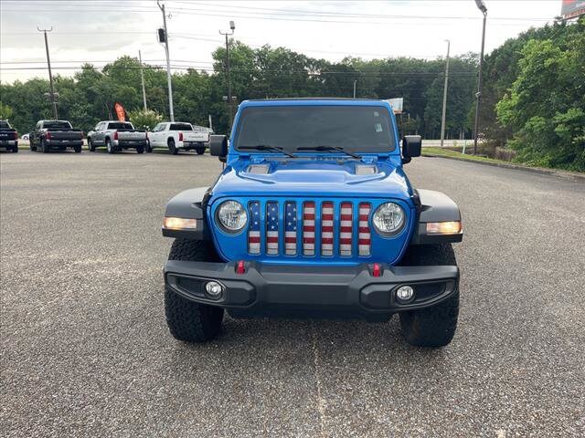 Used 2021 Jeep Wrangler Unlimited Rubicon with VIN 1C4HJXFN0MW757141 for sale in Enterprise, AL