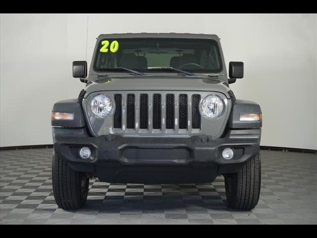 Used 2020 Jeep Wrangler Sport S with VIN 1C4GJXAN9LW313290 for sale in Bonita Springs, FL