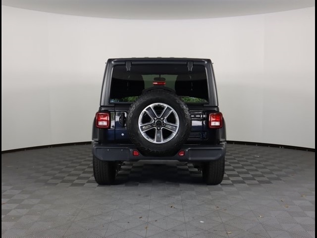 Used 2020 Jeep Wrangler Unlimited Sahara with VIN 1C4HJXEG0LW209321 for sale in Bonita Springs, FL