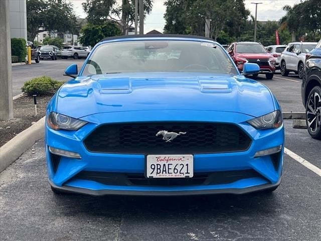 Used 2022 Ford Mustang EcoBoost Premium with VIN 1FATP8UH8N5106445 for sale in Bonita Springs, FL