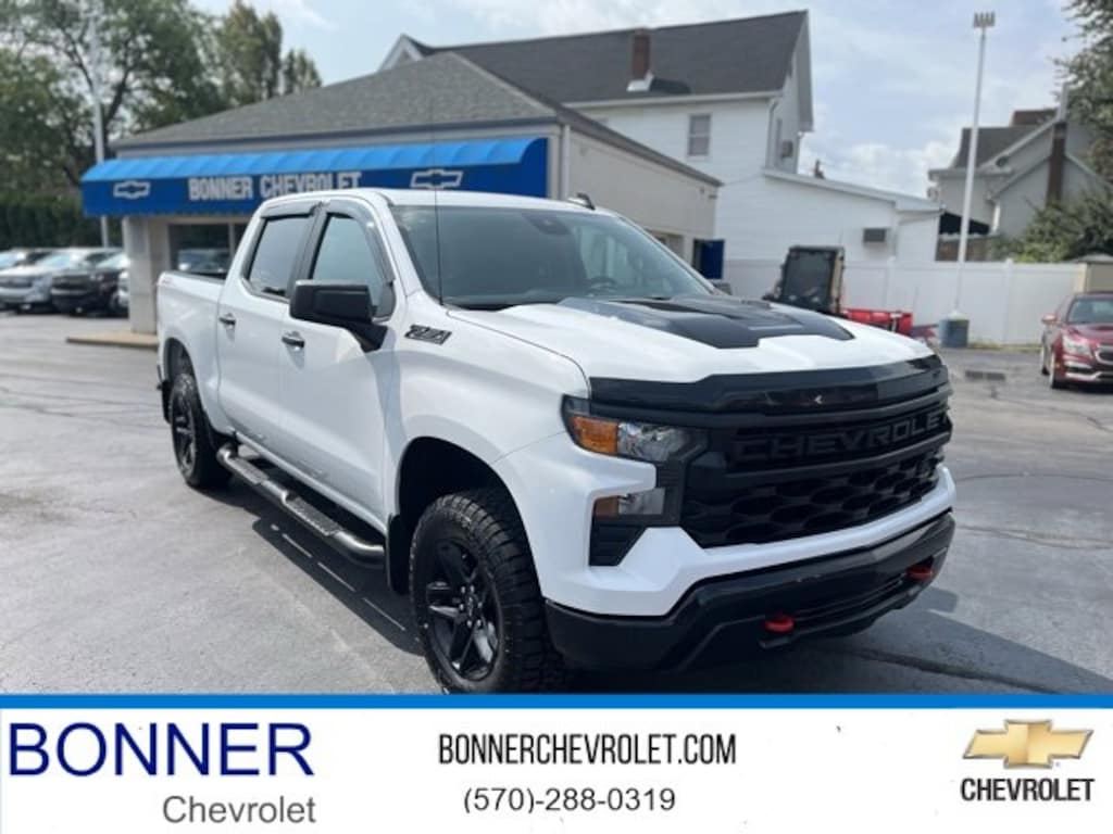 Used 2023 Chevrolet Silverado 1500 Custom Trail Boss Truck Crew Cab