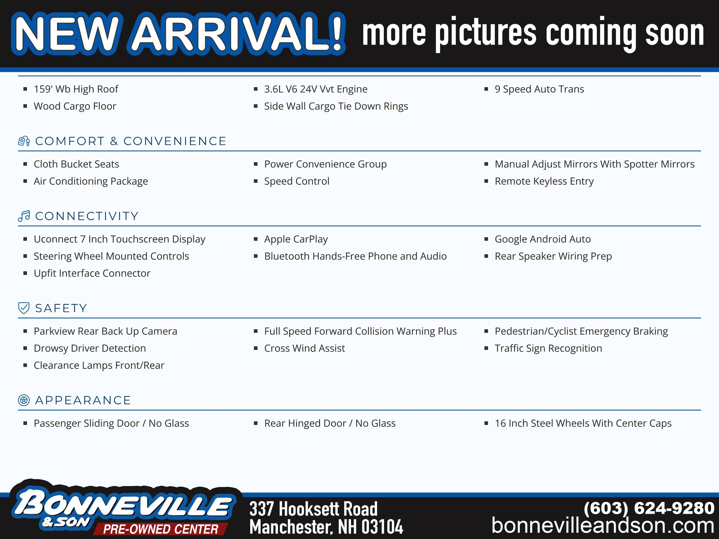 2023 RAM ProMaster Cargo Van Base's photo