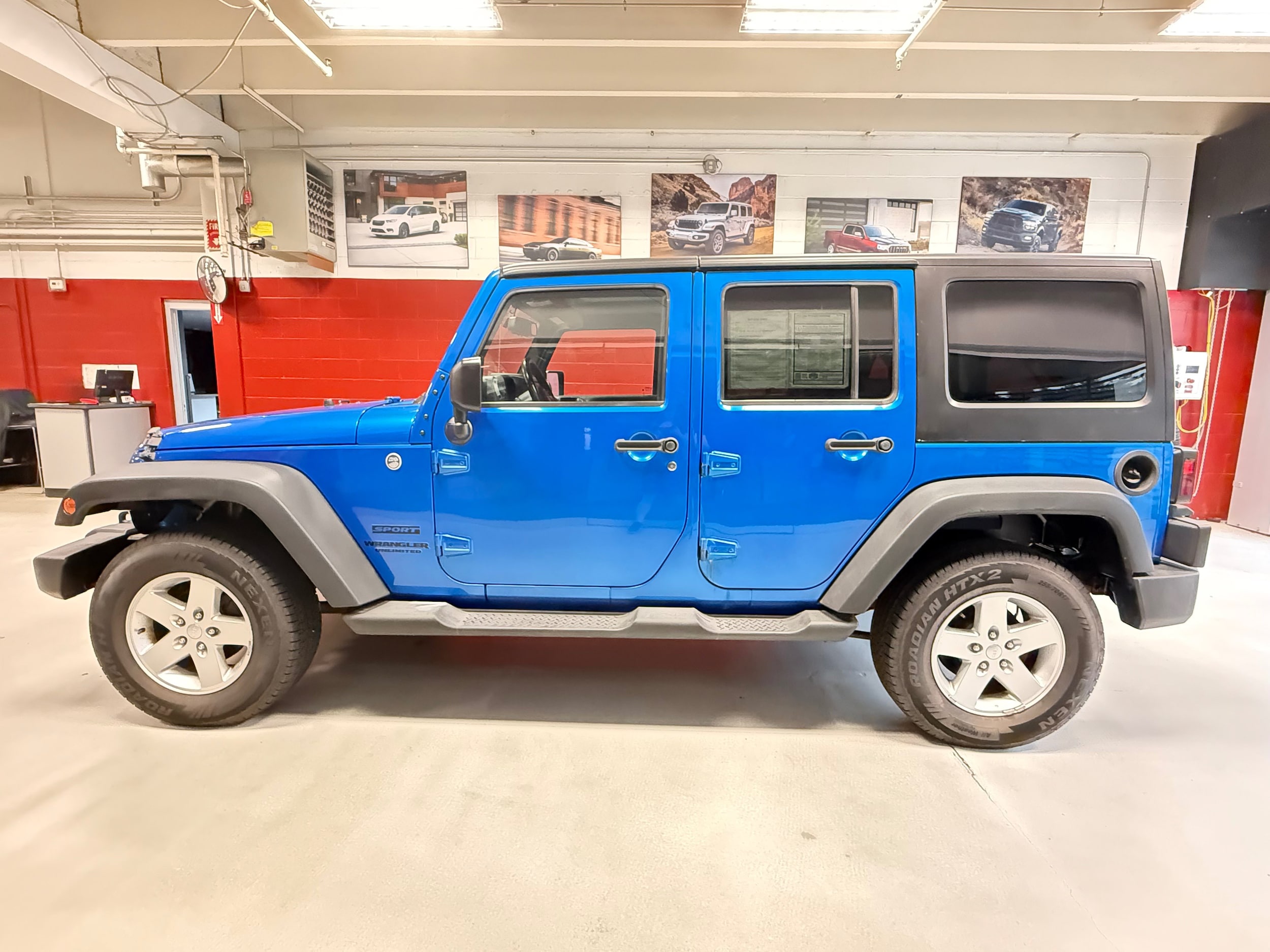 Used 2015 Jeep Wrangler Unlimited Sport with VIN 1C4BJWDGXFL550748 for sale in Manchester, NH