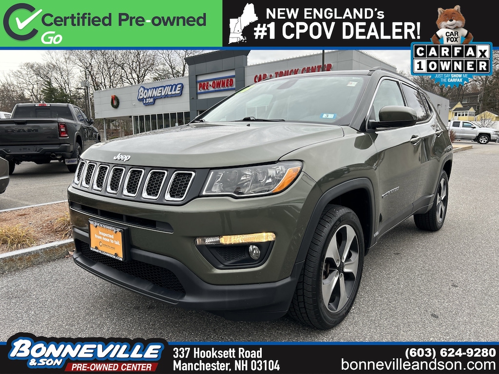 Certified 2018 Jeep Compass Latitude SUV