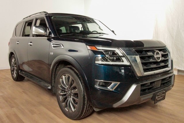 Used 2021 Nissan Armada Platinum with VIN JN8AY2DB6M9794030 for sale in Golden Valley, Minnesota