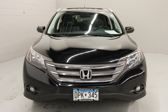Used 2013 Honda CR-V EX-L with VIN 2HKRM3H73DH513797 for sale in Golden Valley, Minnesota