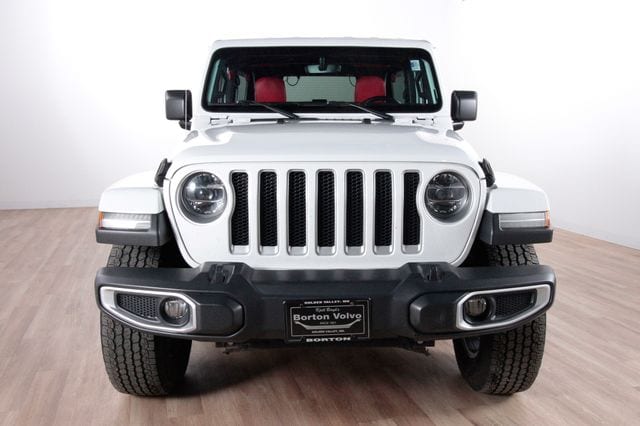 Used 2018 Jeep All-New Wrangler Unlimited Sahara with VIN 1C4HJXEG1JW166864 for sale in Golden Valley, Minnesota