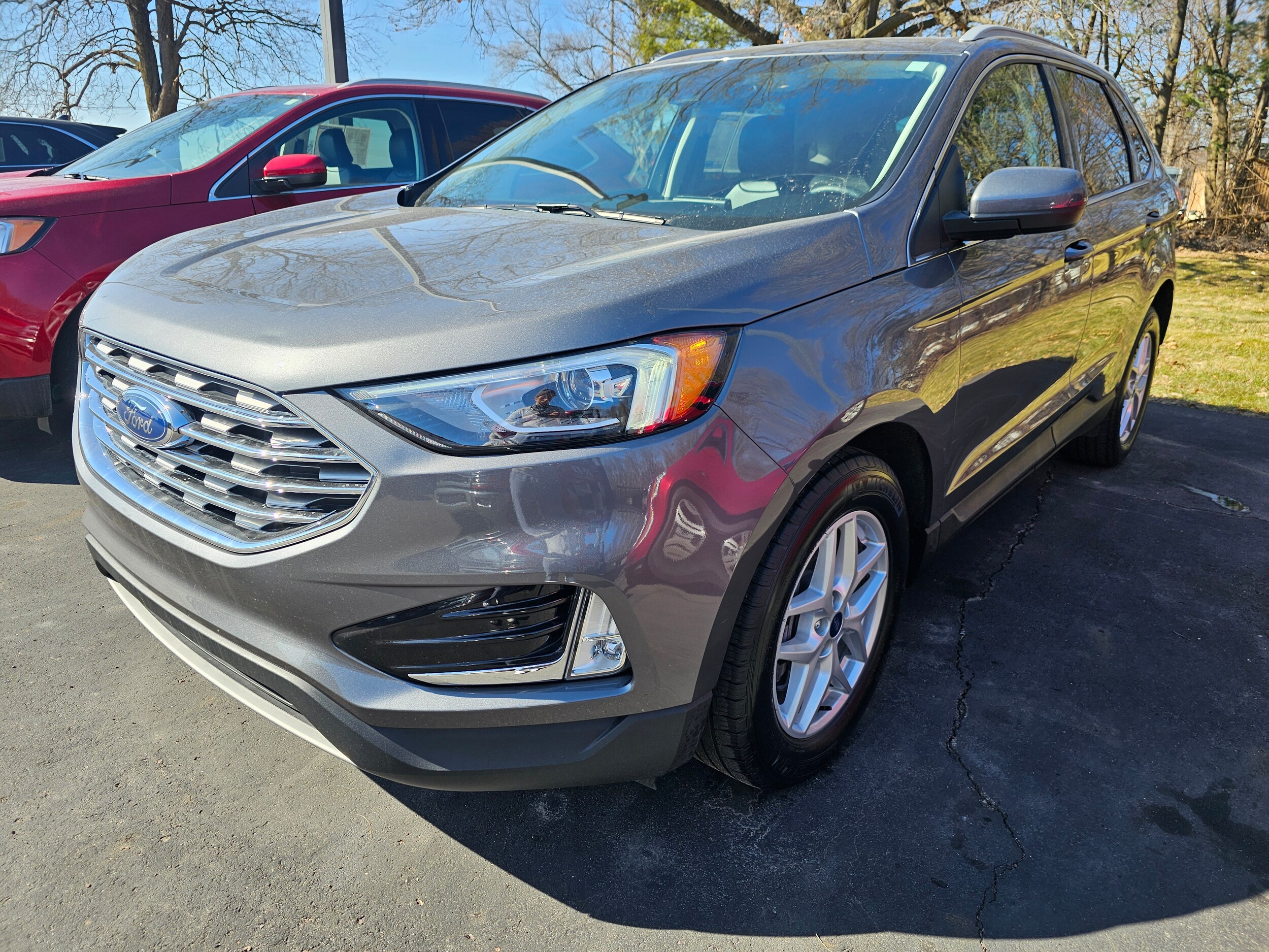 Used 2022 Ford Edge SEL with VIN 2FMPK4J94NBA43089 for sale in Marshall, MI