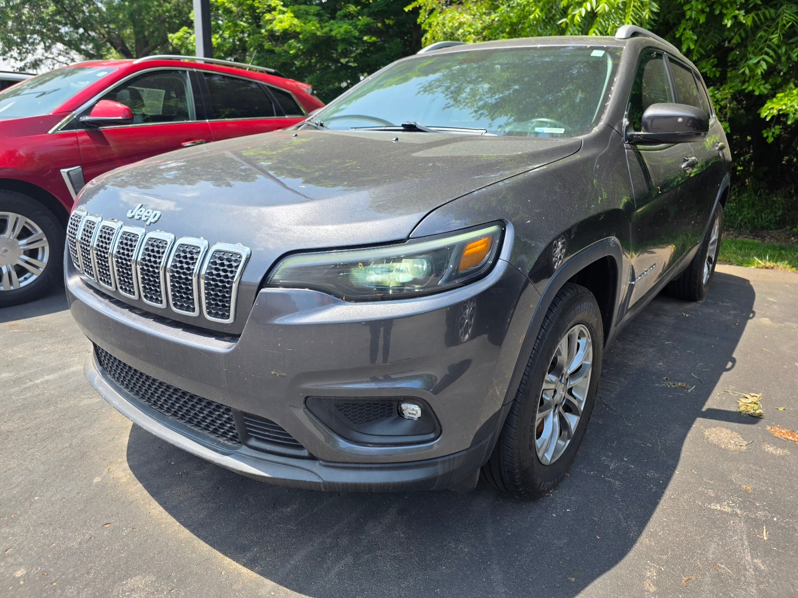 Used 2019 Jeep Cherokee Latitude Plus with VIN 1C4PJMLB7KD397668 for sale in Marshall, MI