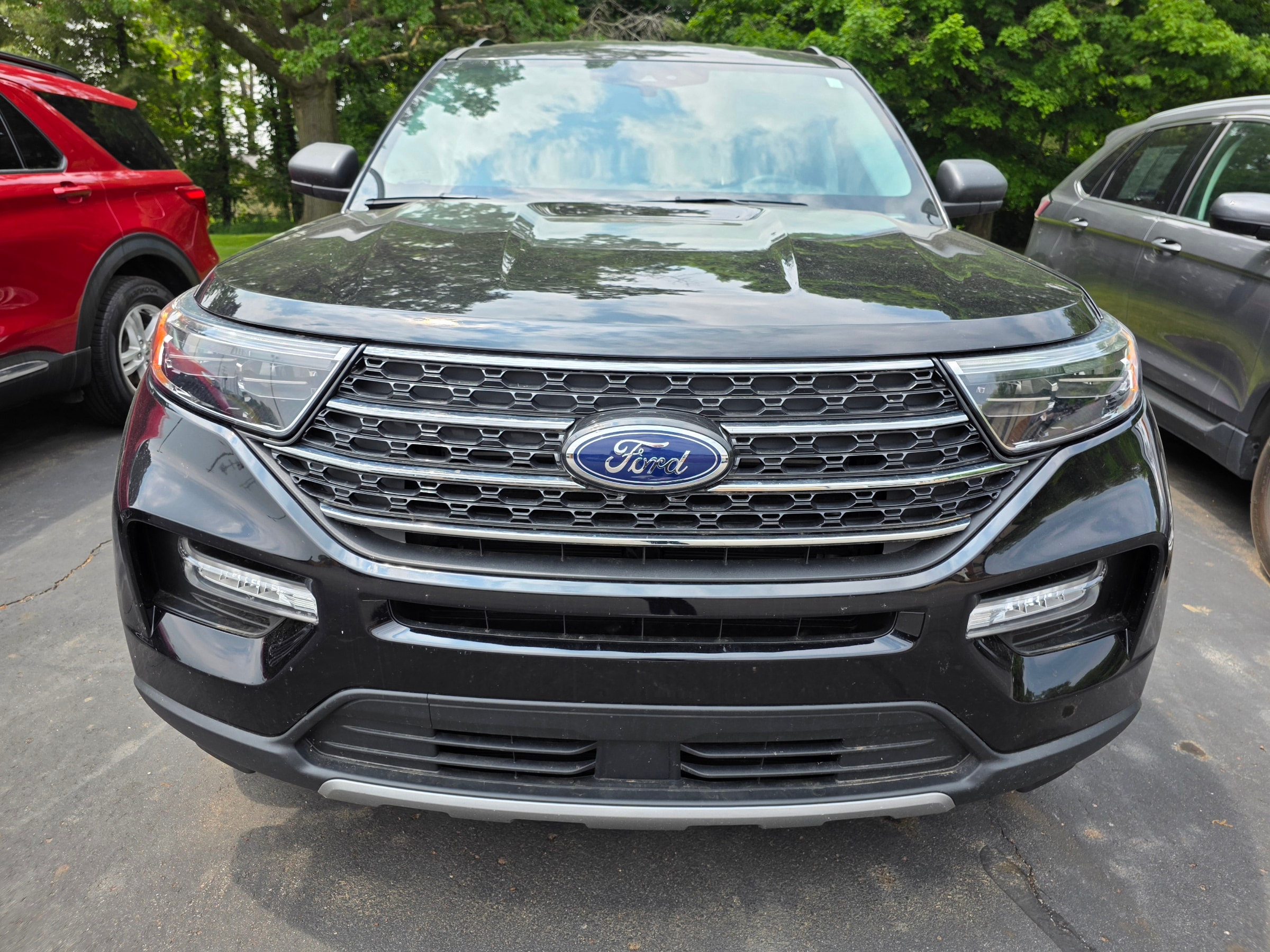 Used 2022 Ford Explorer XLT with VIN 1FMSK8DH6NGC05074 for sale in Marshall, MI