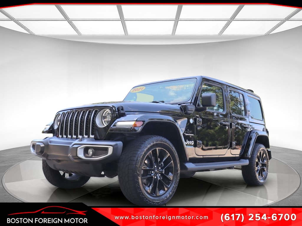 Used 2021 Jeep Wrangler 4xe Sahara SUV