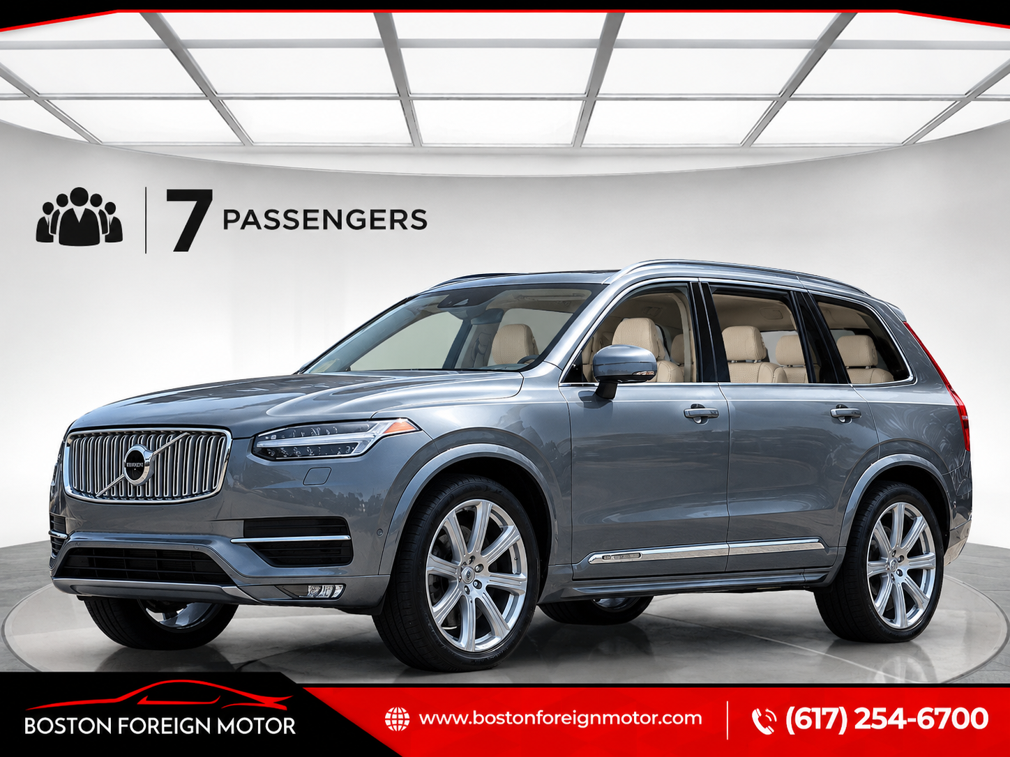Gray 2017 Volvo XC90 SUV / Crossover All-Wheel Drive 8-Speed Automatic