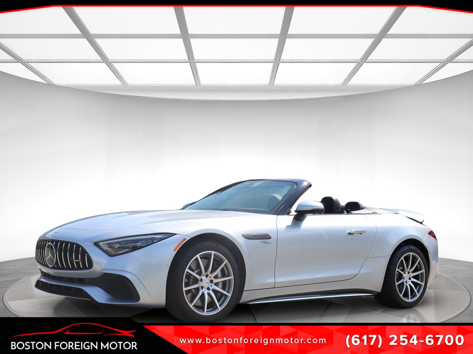 CIRRUS SILVER METALLIC 2023 Mercedes-Benz SL-Class AMG SL 43 RWD Convertible Rear-Wheel Drive 9-Speed Automatic
