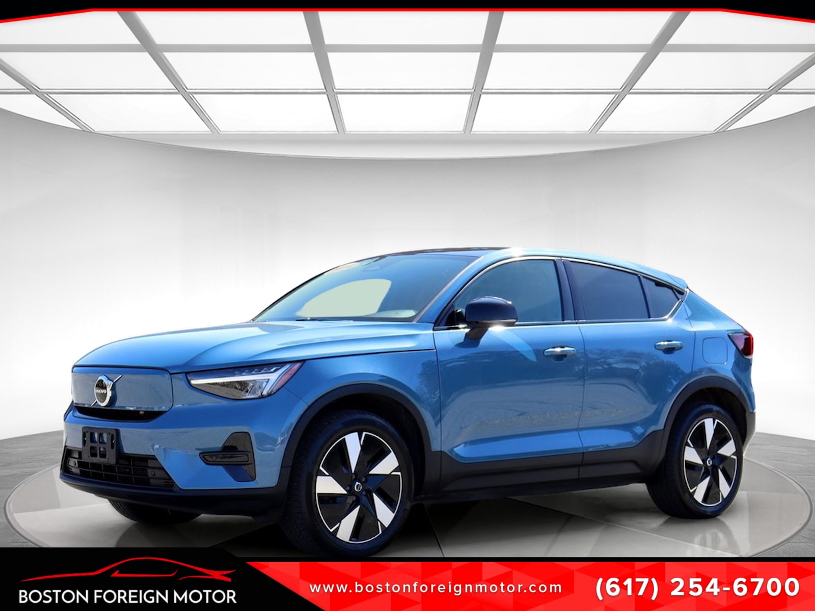 FJORD BLUE METALLIC 2024 Volvo C40 Recharge Twin Core eAWD SUV / Crossover All-Wheel Drive 1-Speed Automatic