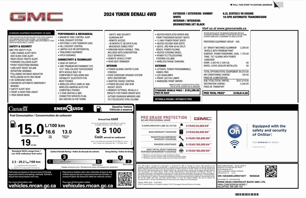 2024 GMC Yukon Denali's photo