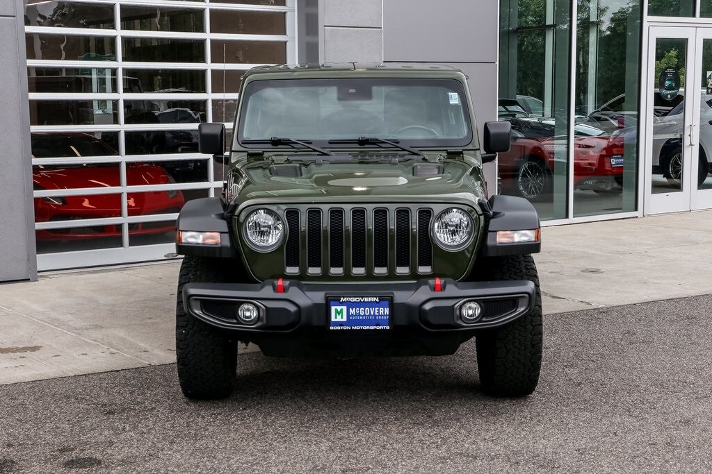 Used 2021 Jeep Wrangler Unlimited Rubicon with VIN 1C4HJXFG7MW844259 for sale in Boston, MA