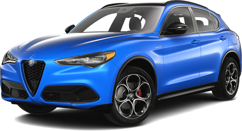 Blue Alfa Romeo Stelvio Veloce