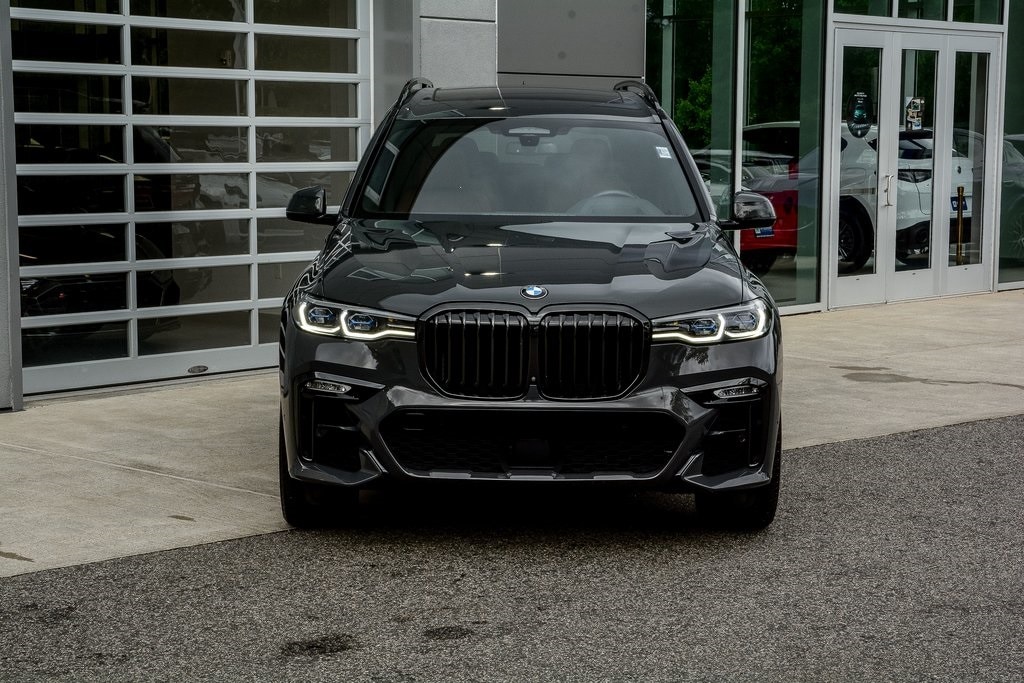 Used 2021 BMW X7 M50i with VIN 5UXCX6C09M9H09052 for sale in Boston, MA