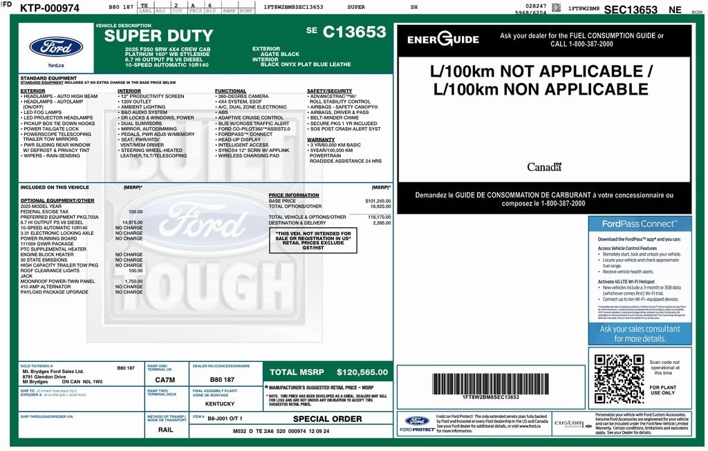 2025 Ford F-250 Super Duty Platinum's photo