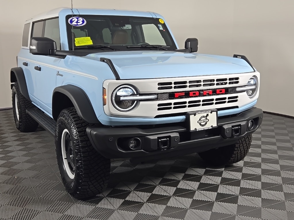 Used 2023 Ford Bronco 4-Door Heritage Limited Edition with VIN 1FMEE4GP4PLA70431 for sale in Boston, MA
