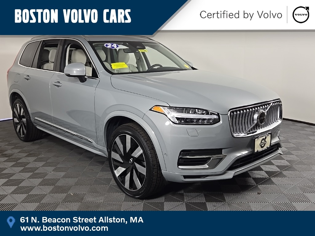 Certified 2024 Volvo XC90 Recharge Plug-In Hybrid T8 Plus Bright Theme 7 Passenger SUV