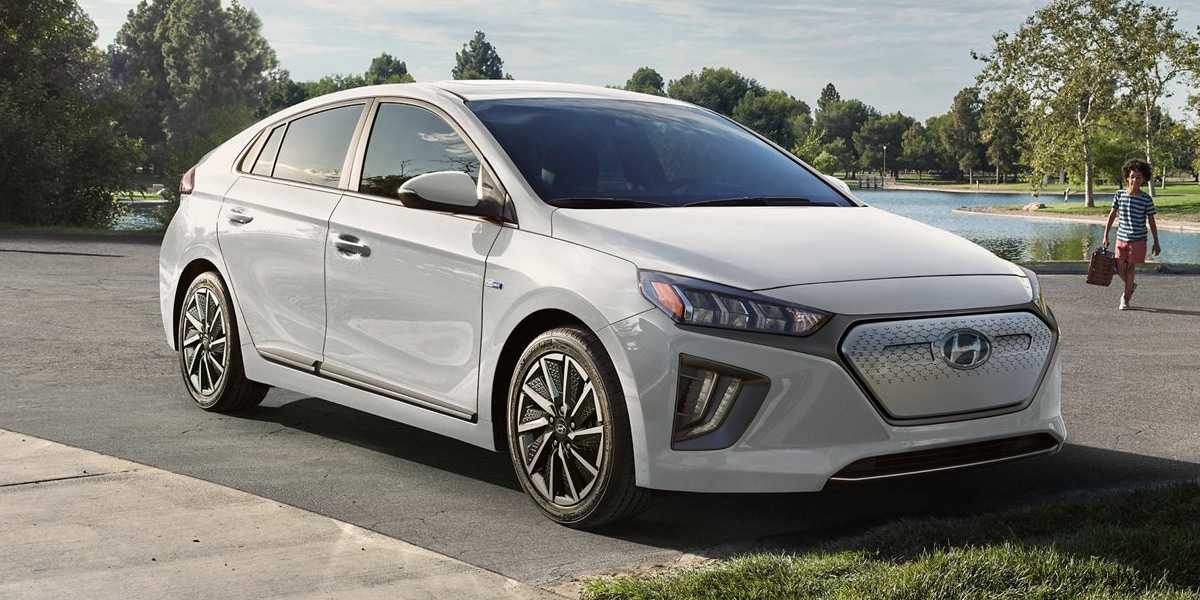 The 2020 Hyundai IONIQ Electric runs on electricity serving Boulder Colorado