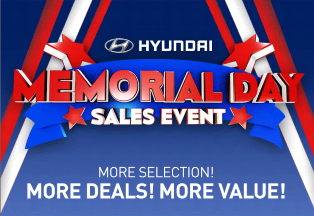 Hyundai Memorial Day Sales Event in Boulder CO