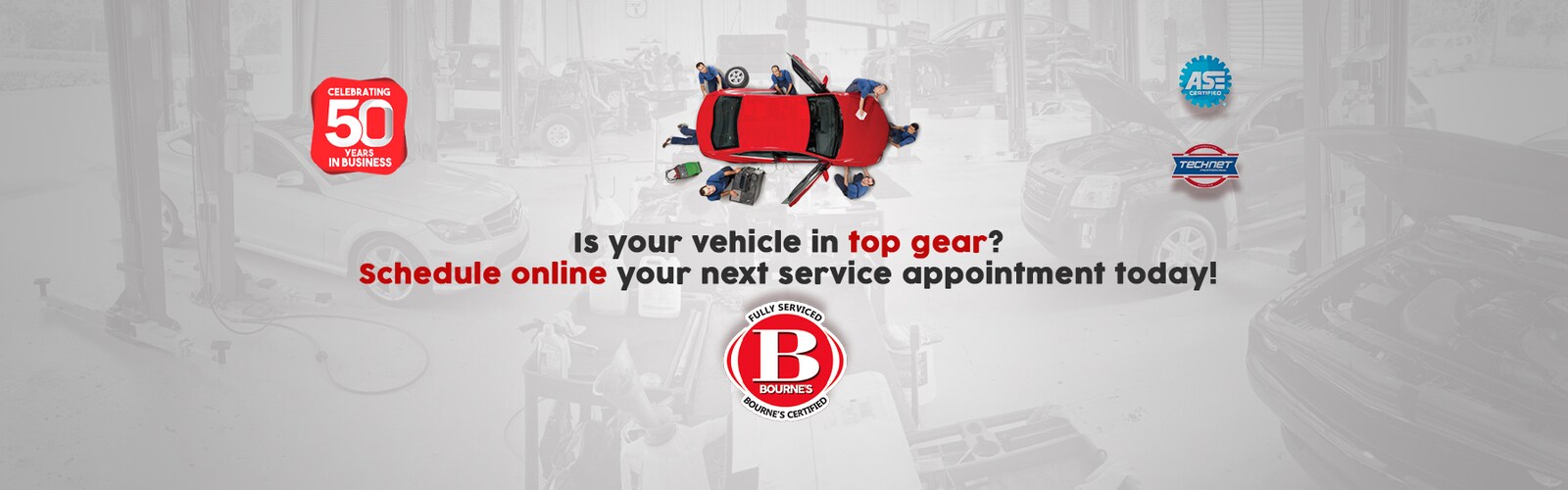 Bourne's Auto Center A family owned company since 1970