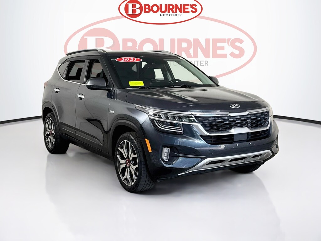 Used 2021 Kia Seltos SX AWD w/Navigation,Heated Leather,Sunroof SUV