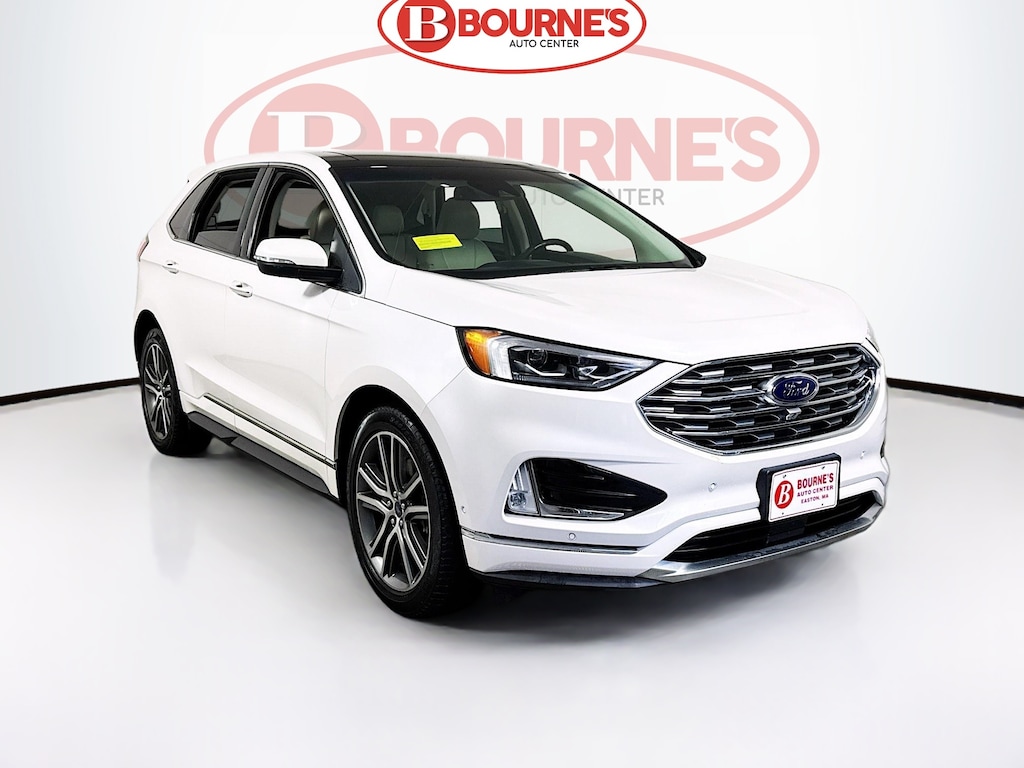 Used 2019 Ford Edge Titanium AWD w/Navigation,Leather,Pano Sunroof SUV