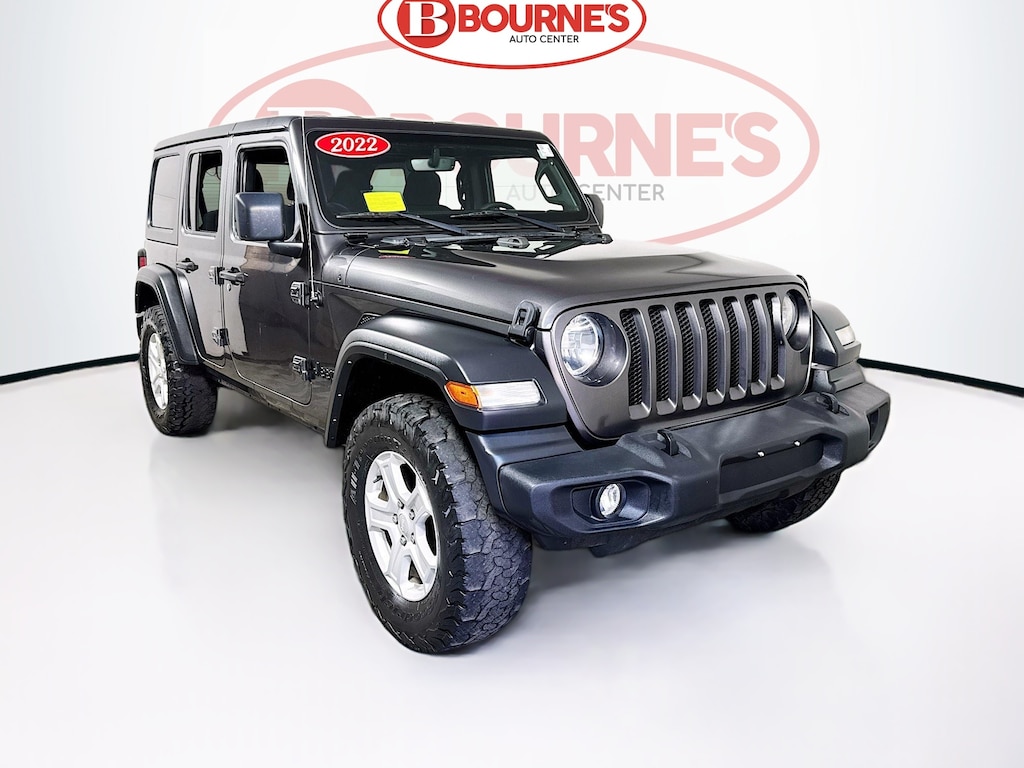 Used 2022 Jeep Wrangler Unlimited Sport S 4x4 w/Navigation,Heated Seats,Alpine Audio SUV