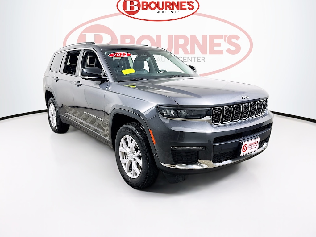 Used 2022 Jeep Grand Cherokee L Limited 4x4 w/Navigation,Leather,Pano Roof SUV