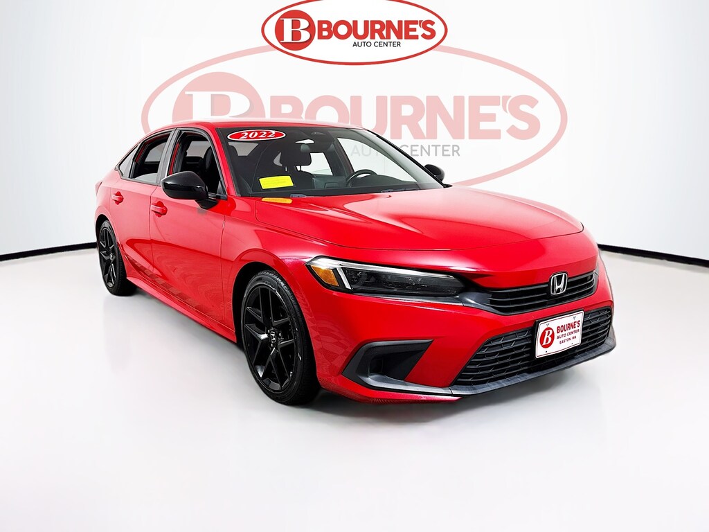 Used 2022 Honda Civic Sport w/Android Auto & Apple Carplay Sedan