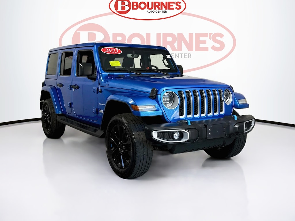 Used 2023 Jeep Wrangler 4xe Sahara 4x4 w/Navigation,Heated Leather SUV