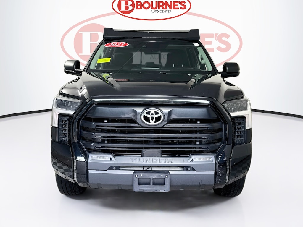 Used 2023 Toyota Tundra CrewMax SR5 3.5L V6 4WD w/Go Rhino Roof Rack,A.R.E Bed Cap Truck CrewMax