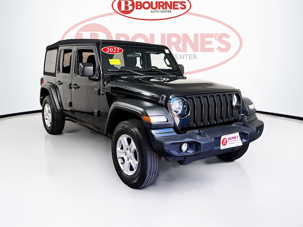 Used 2022 Jeep Wrangler Unlimited Sport S 4x4 w/Android Auto & Apple Carplay SUV
