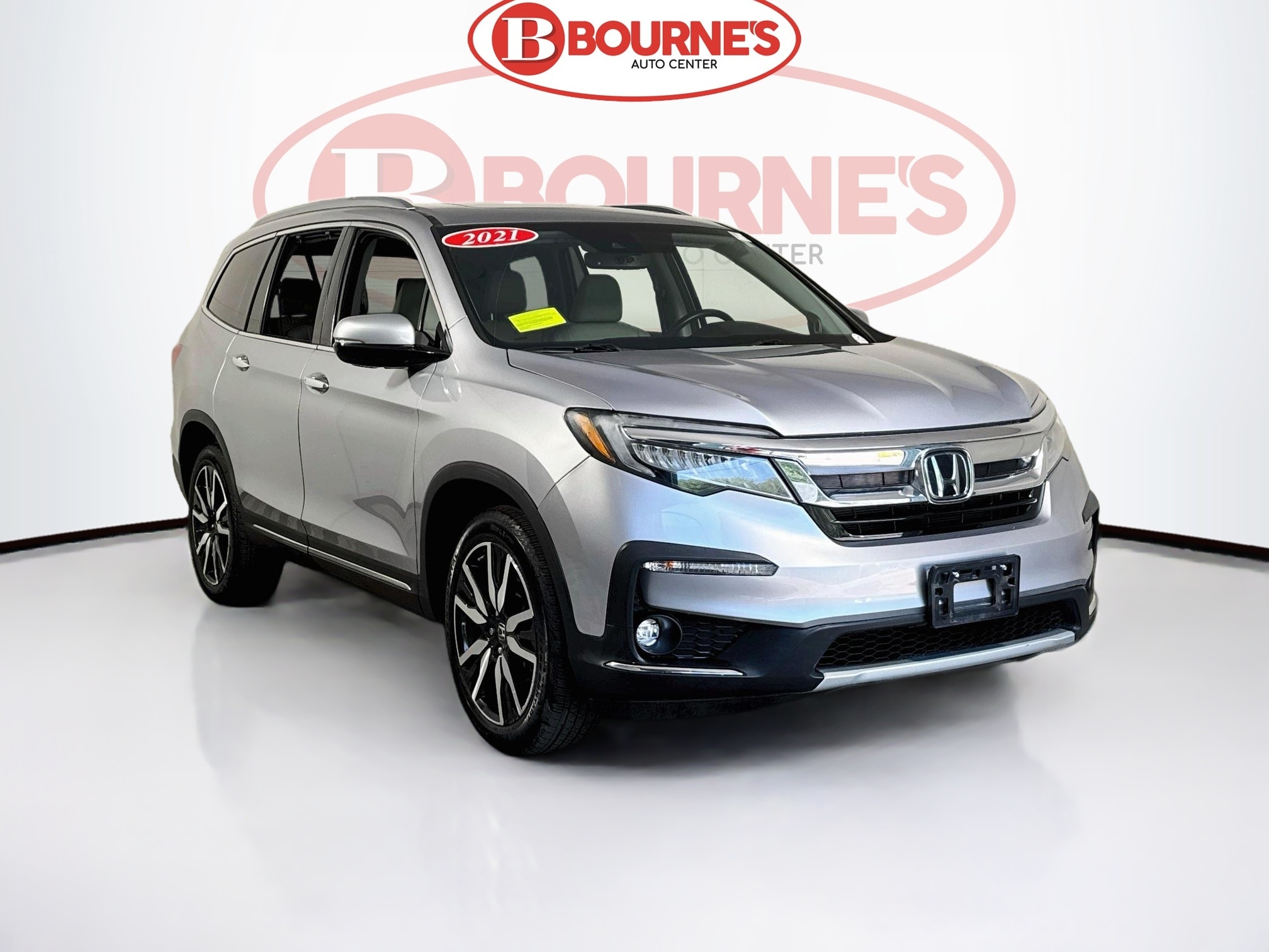 Lunar Silver Metallic 2021 Honda Pilot SUV / Crossover All-Wheel Drive Automatic