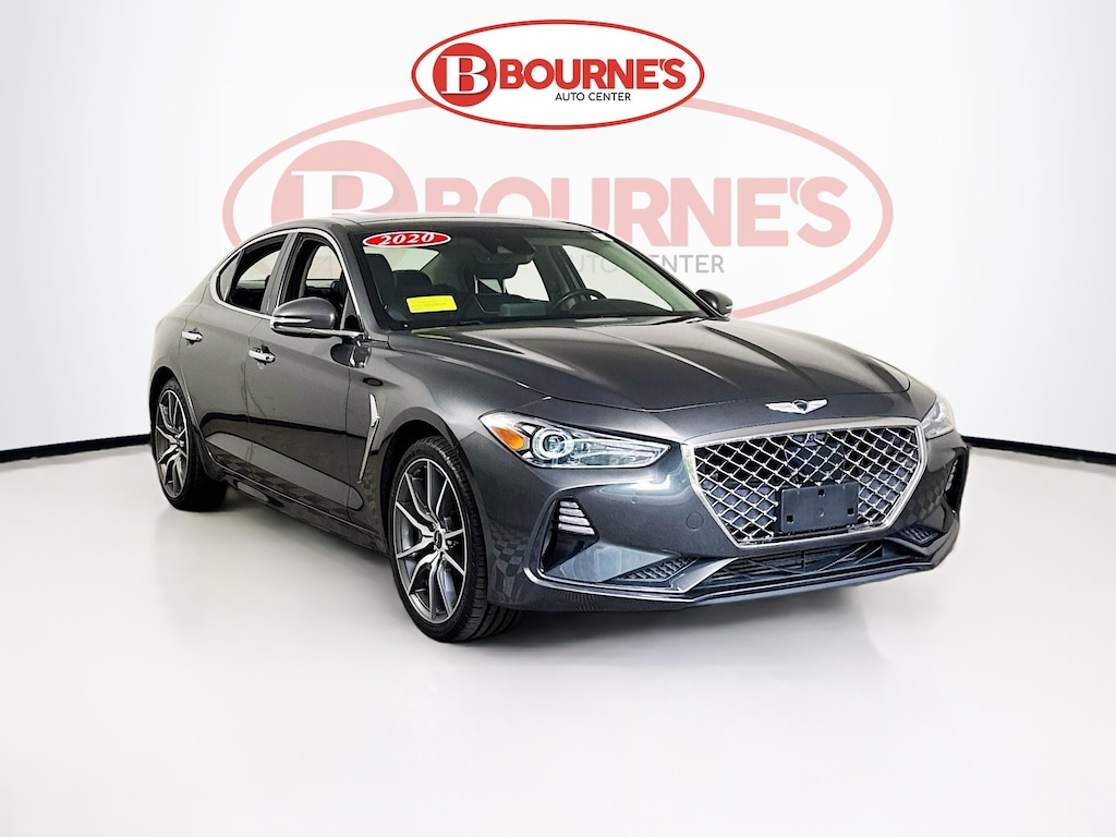 Used 2020 Genesis G70 3.3T Prestige AWD w/Navigation,Leather,Sunroof Sedan