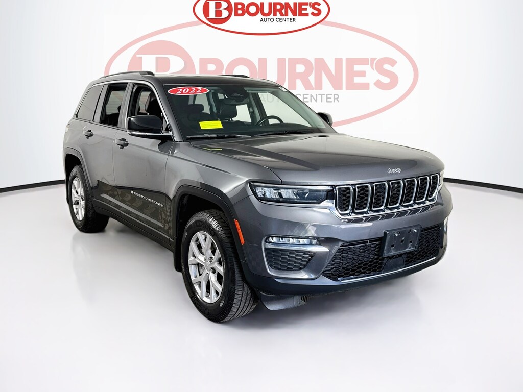 Used 2022 Jeep Grand Cherokee Limited 4x4 w/Navigation,Leather,Pano Roof SUV