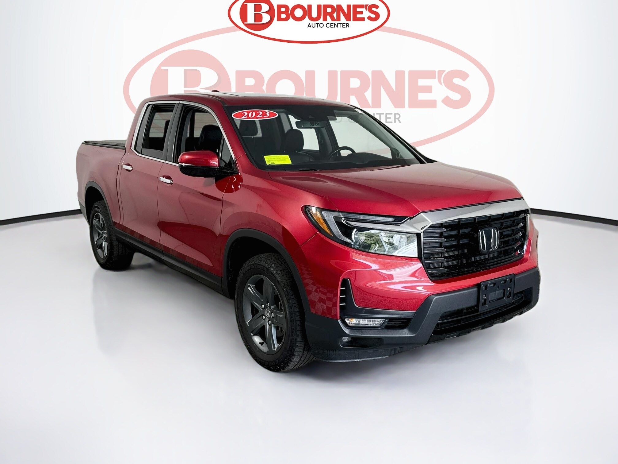Radiant Red Metallic II 2023 Honda Ridgeline Pickup Truck All-Wheel Drive Automatic