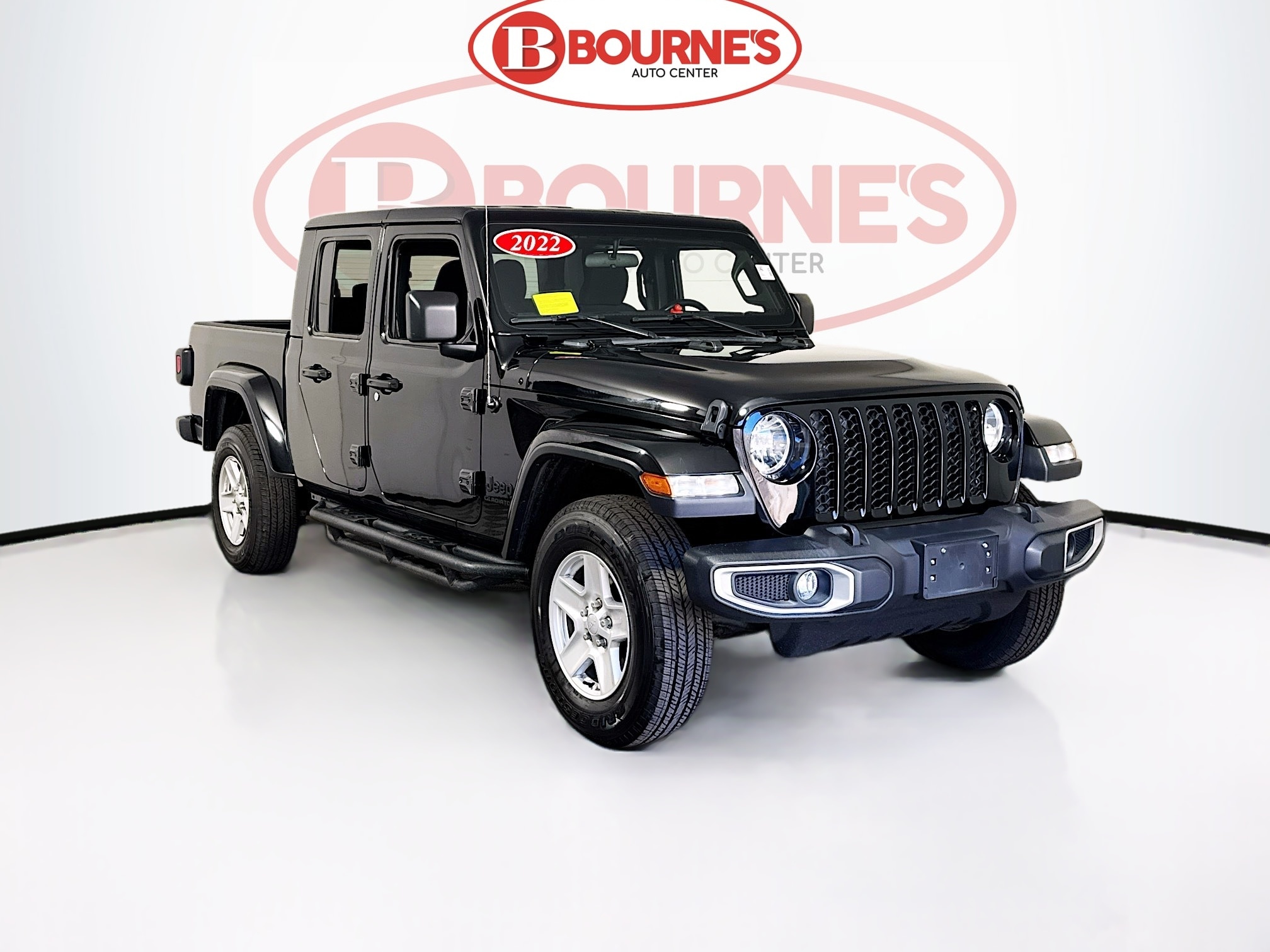 Black 2022 Jeep Gladiator Sport Crew Cab 4WD Pickup Truck Four-Wheel Drive Automatic
