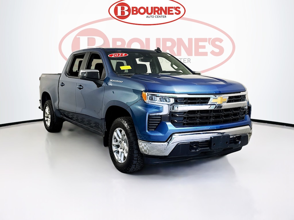 Used 2024 Chevrolet Silverado 1500 Crew Cab LT 4WD w/Heated Seats,Android & Apple Carplay Truck Crew Cab