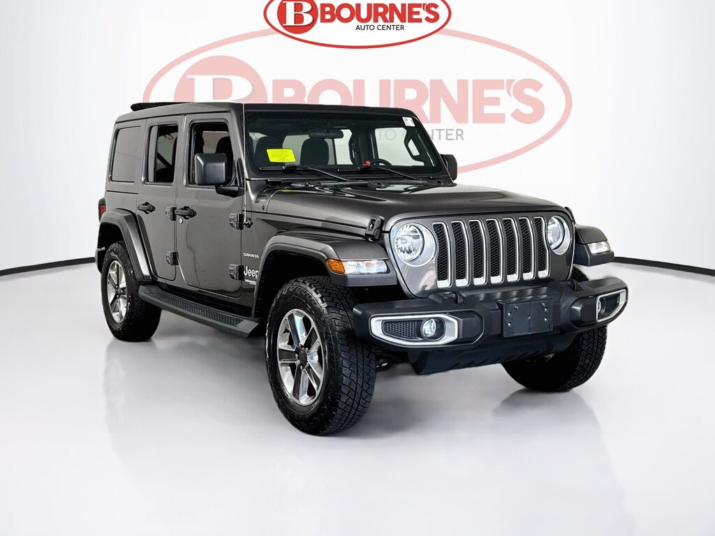 Used 2019 Jeep Wrangler Unlimited Sahara 4x4 w/Sky-1 Touch,Heated Seats SUV