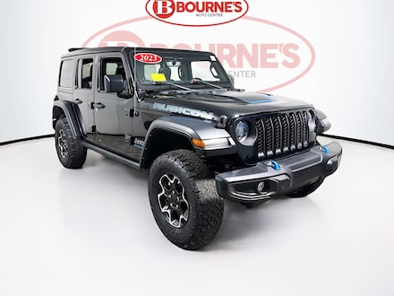 2023 Jeep Wrangler 4xe Rubicon 4x4 w/Sky 1-Touch,Navigation,Leather SUV