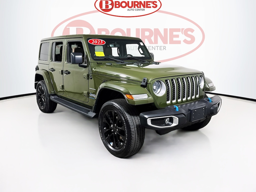 Used 2023 Jeep Wrangler 4xe Sahara 4x4 w/Navigation,Heated Leather,AlpineAudio SUV