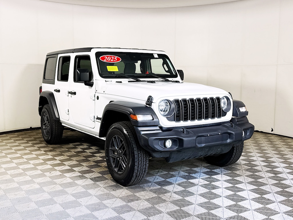 Used 2025 Jeep Wrangler Sport S 4x4 w/Heated Seats & Steering Wheel SUV