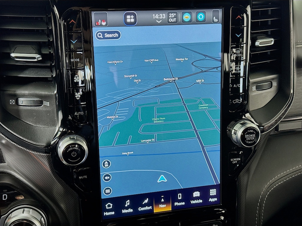 Used 2022 Ram 1500 Crew Cab Limited 4WD w/3.0L Diesel,Nav,Leather,Pano Roof Truck Crew Cab