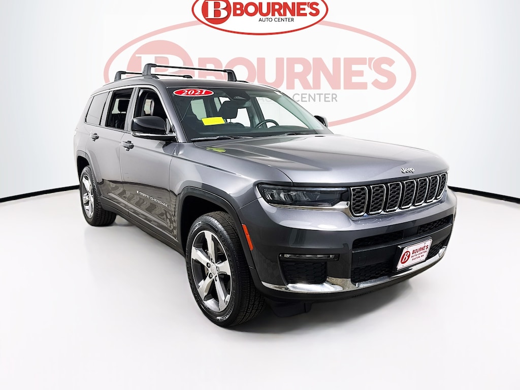 Used 2021 Jeep Grand Cherokee L Limited 4x4 w/Navigation,Leather, Pano Sunroof SUV