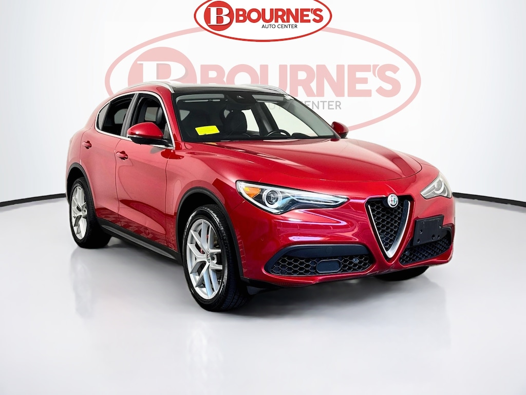 Used 2019 Alfa Romeo Stelvio Ti Q4 w/Navigation,Leather,Pano Sunroof SUV